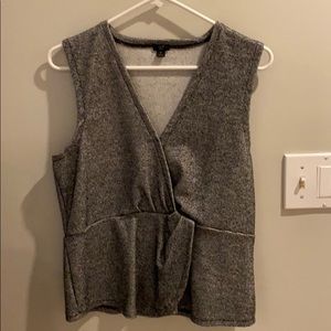 Jcrew black sleeveless top size M